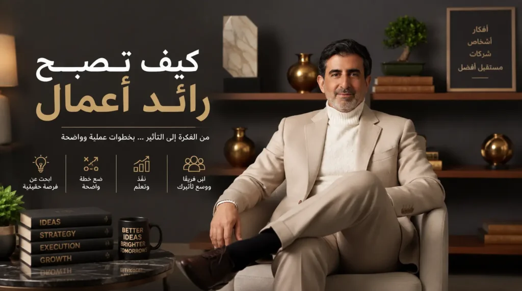 كيف تصبح رائد أعمال