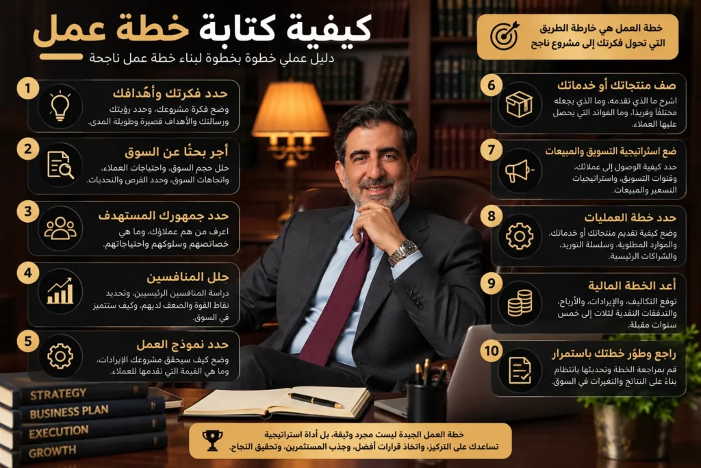 كيفية كتابة خطة عمل