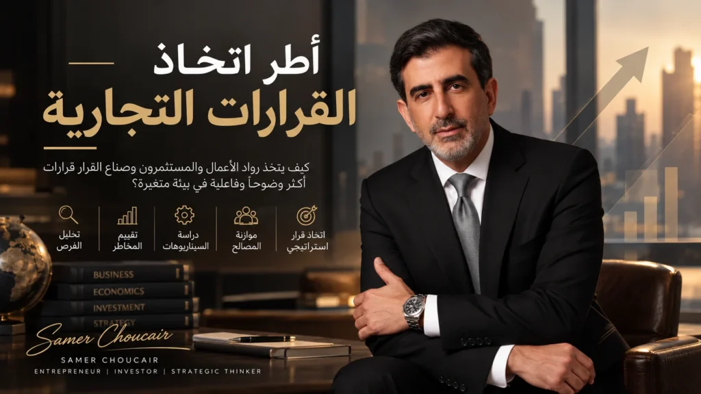 أطر اتخاذ القرارات التجارية التي يجب أن يعرفها كل قائد
