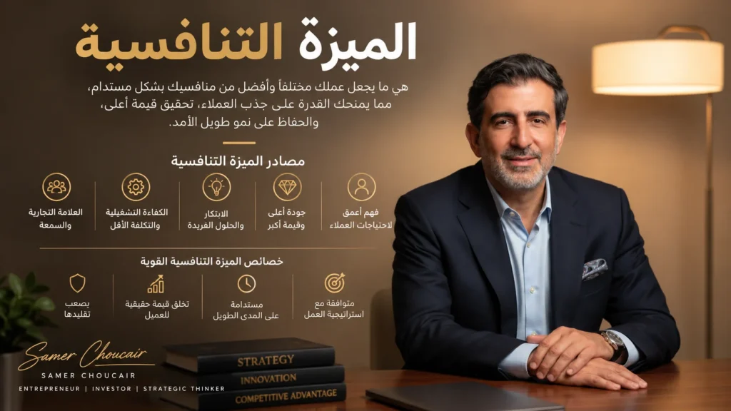 كيفية بناء الميزة التنافسية لمشروعك
